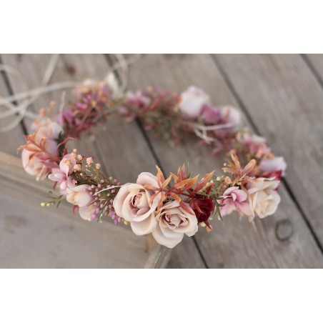 Floral, flower hair wreath, crown