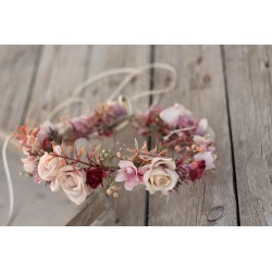 Floral, flower hair wreath, crown