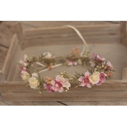 Floral, flower hair wreath, crown