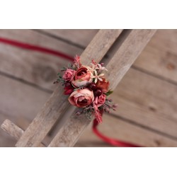 Floral, flower bracelet, wedding wrist corsage