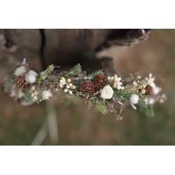 Floral, flower hair wreath, crown