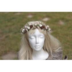 Floral, flower hair wreath, crown