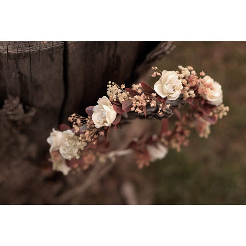 Floral, flower hair wreath, crown