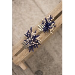 Floral, flower hair comb