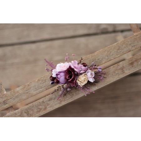 Floral flower hair clip, pin