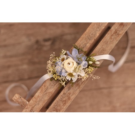 Floral, flower bracelet, wedding wrist corsage