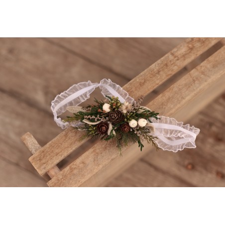 Bridal floral, flower garter