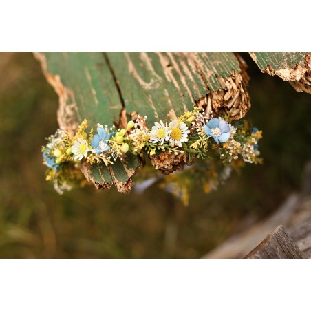 Newborn floral, flower hair wreath, crown