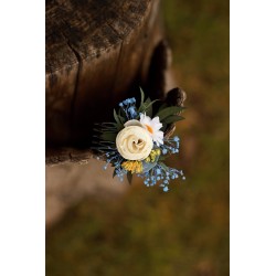 Floral, flower hair comb