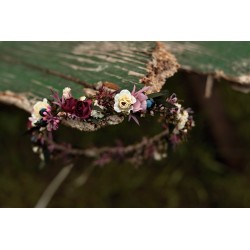 Floral, flower hair wreath, crown