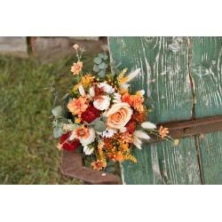 Autumn wedding bridal bouquet