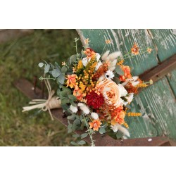 Autumn wedding bridal bouquet