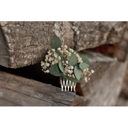 Floral, flower hair comb