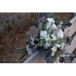 Svatební kytice pro nevěstu "Zima, zima všude je"