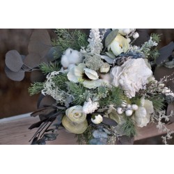Svatební kytice pro nevěstu "Zima, zima všude je"