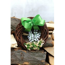 Spring door wreath