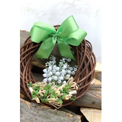 Spring door wreath