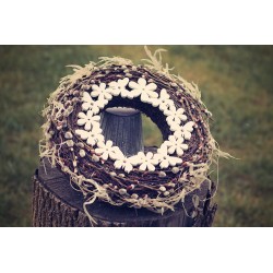 Easter, spring flower door wreath