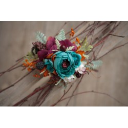 Autumn floral, Flower headband, hairband