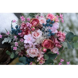 Svatební kytice pro nevěstu "S borůvkami"