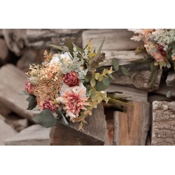 Witness, bridesmaid and mothers autumn wedding bouquet