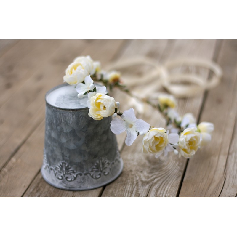 Floral, flower hair wreath, crown