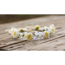 Floral, flower hair wreath, crown