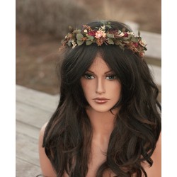 Floral, flower hair wreath, crown