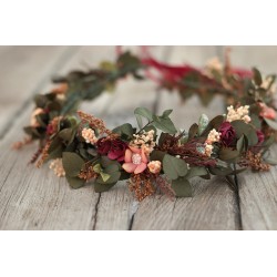 Floral, flower hair wreath, crown