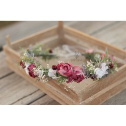 Floral, flower hair wreath, crown