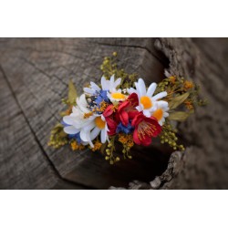 Floral, flower quarter head wreath, hair wreath, crown