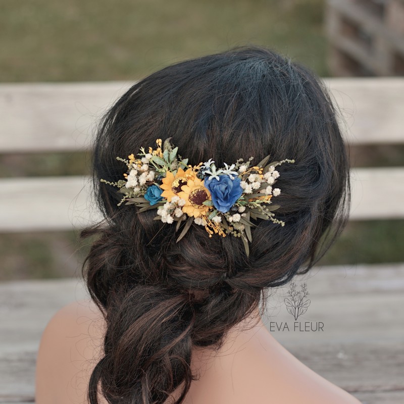 Floral, flower quarter head wreath, hair wreath, crown