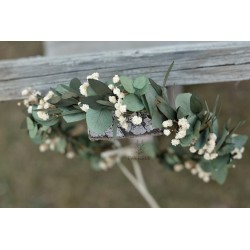 Floral, flower head wreath, hair wreath, crown