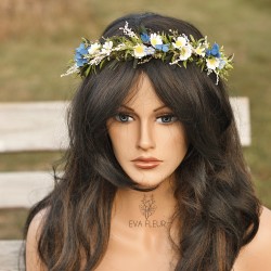 Floral, flower head wreath,...