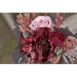 Witness, bridesmaid and mothers autumn wedding bouquet