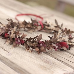 Floral, flower hair wreath,...