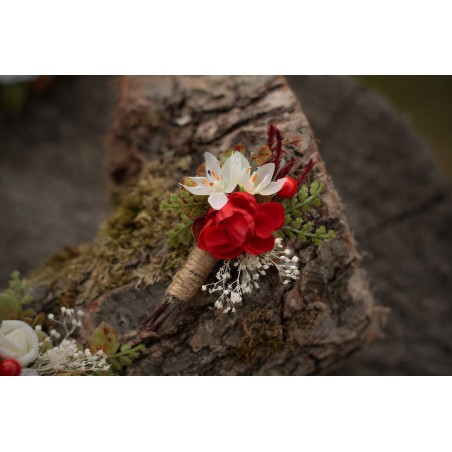 Flower groom's boutonniere, corsage