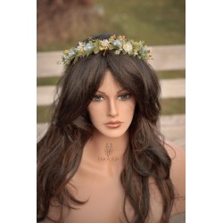 Floral, flower hair wreath, crown