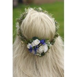 Floral, flower hair wreath, crown